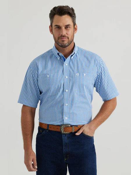 GEORGE STRAIT PLAID SHORT SLEEVE