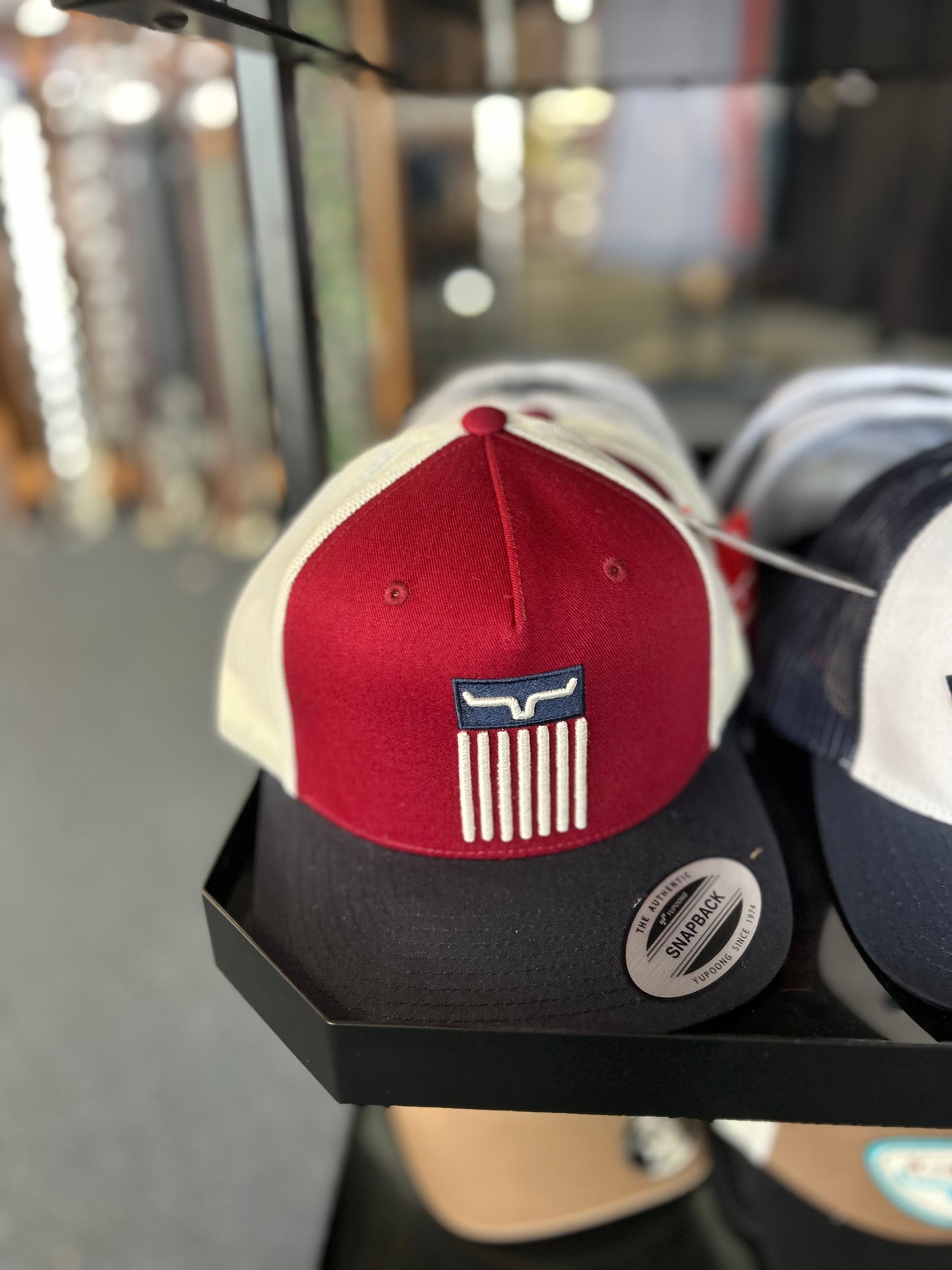 Kimes Ranch American Flag Cap
