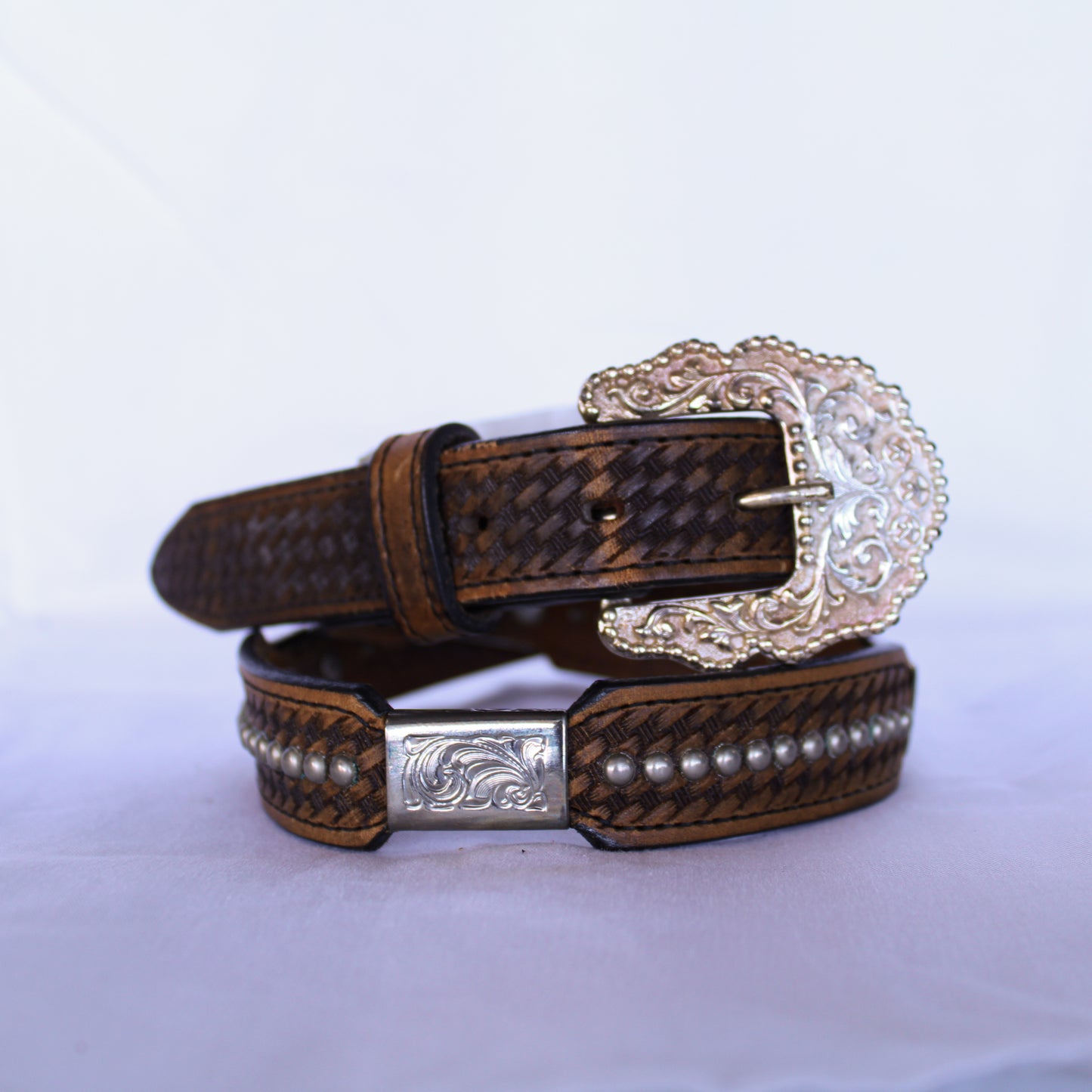 Brown Belt with Conchos