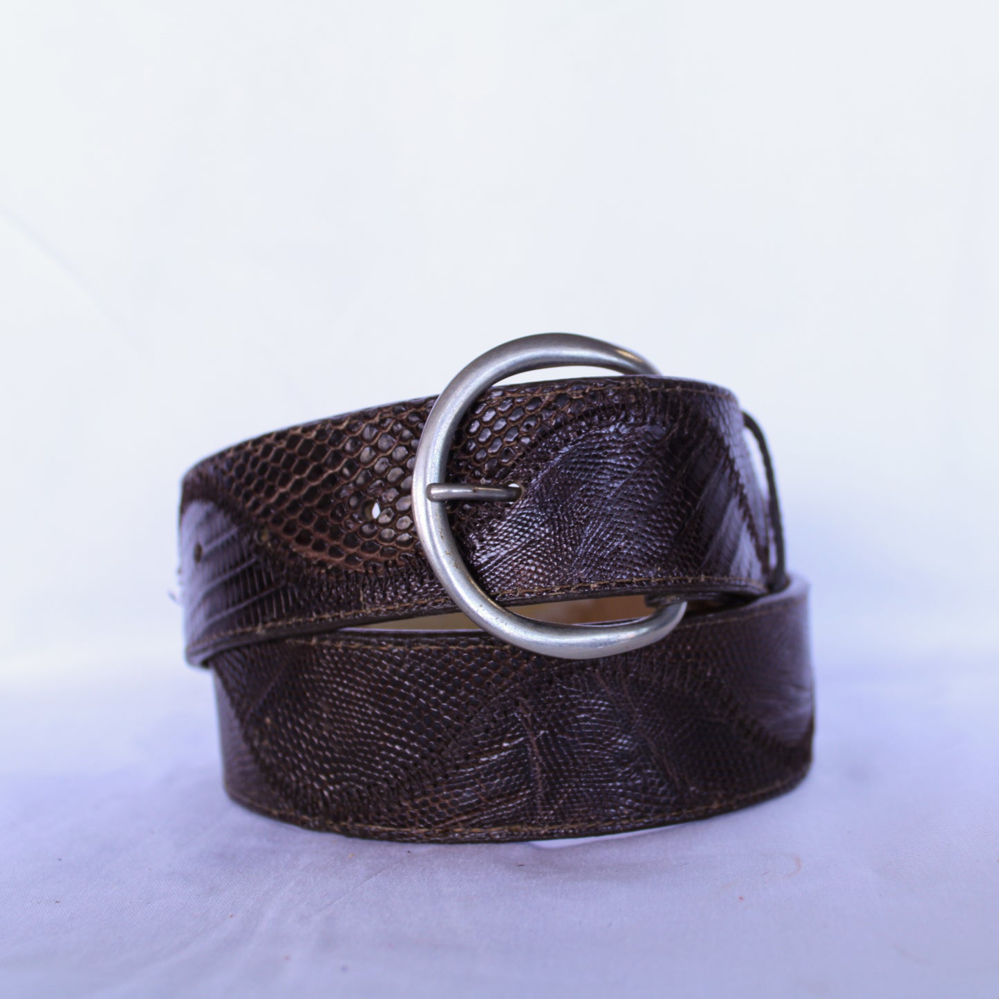 Chocolate Lizard Belt