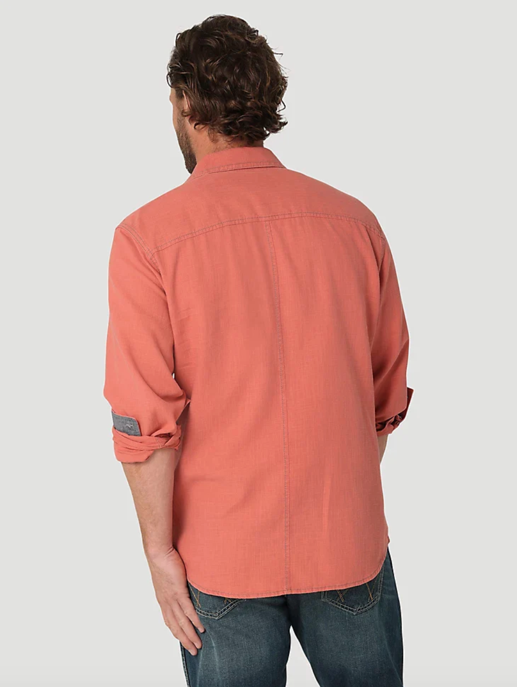 Retro Coral; Wrangler Retro Long Sleeve