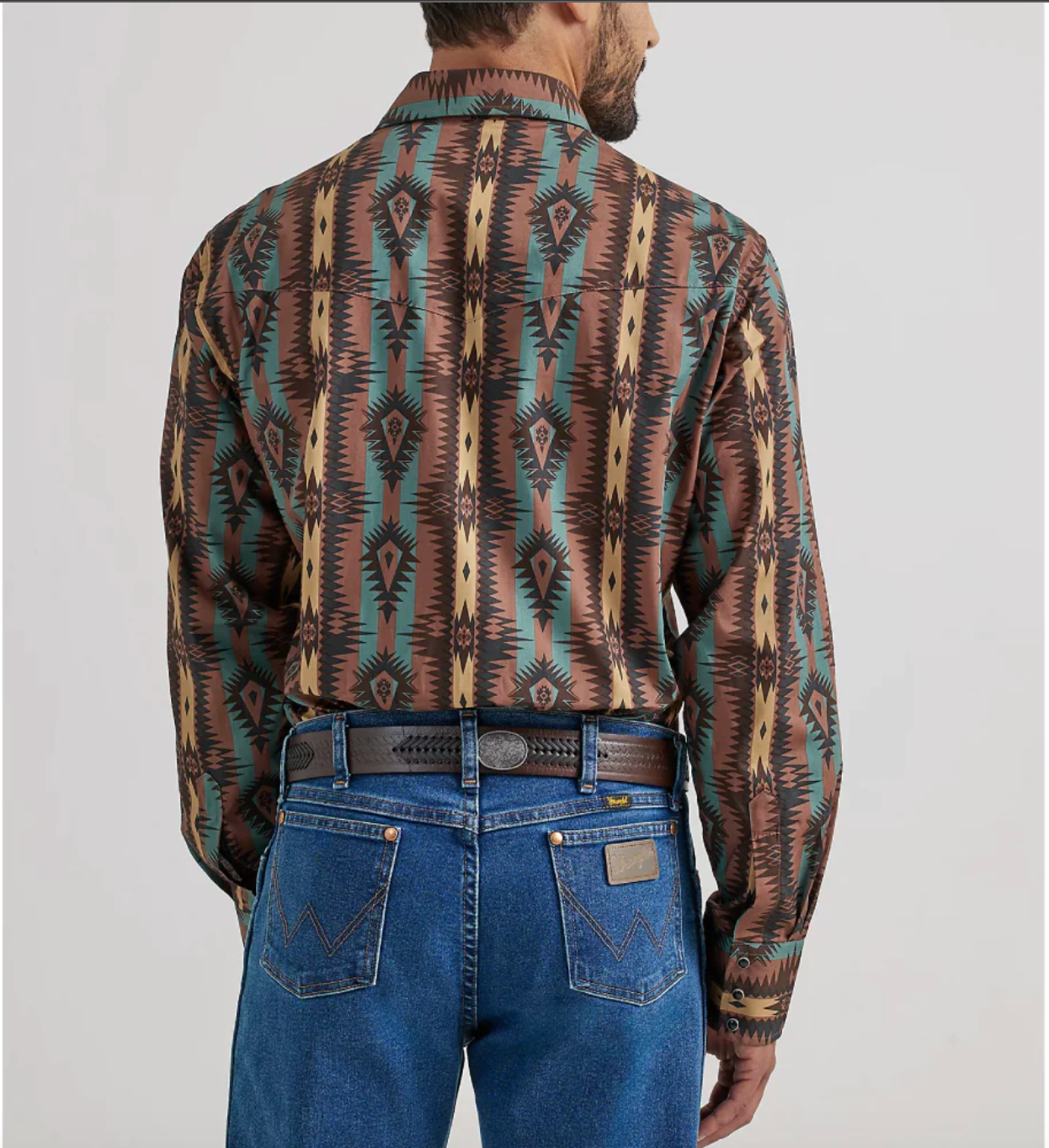 Sierra Sunset; Wrangler Checotah Long Sleeve