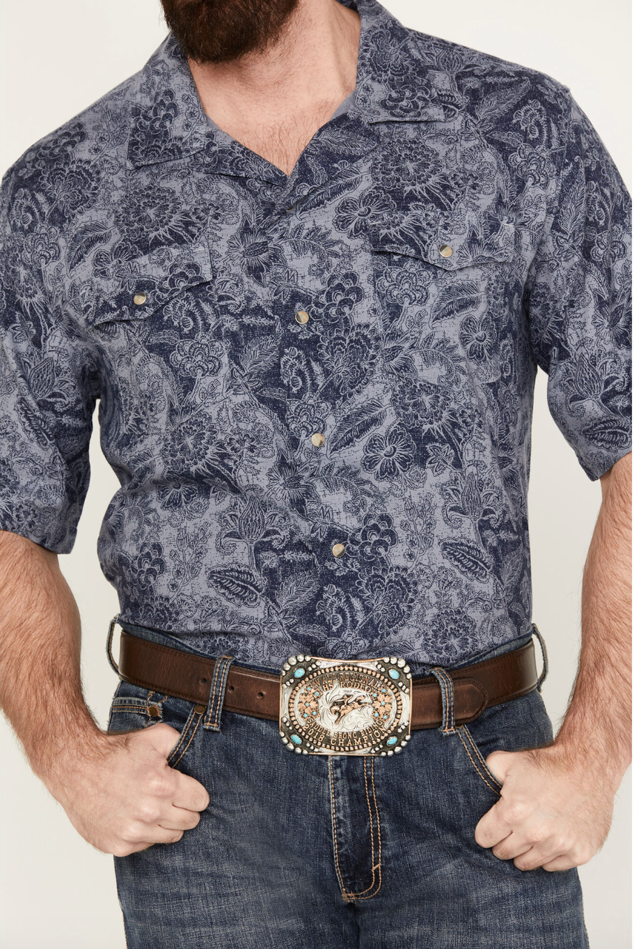 Coconut Cowboy; Wrangler Short Sleeve Shirt