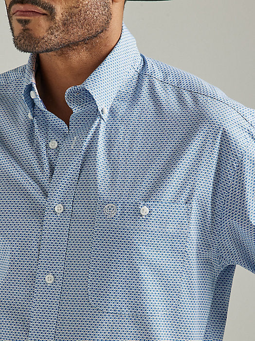 Skyline Crossroads Western Button-Up Shirt; Wrangler Long Sleeve