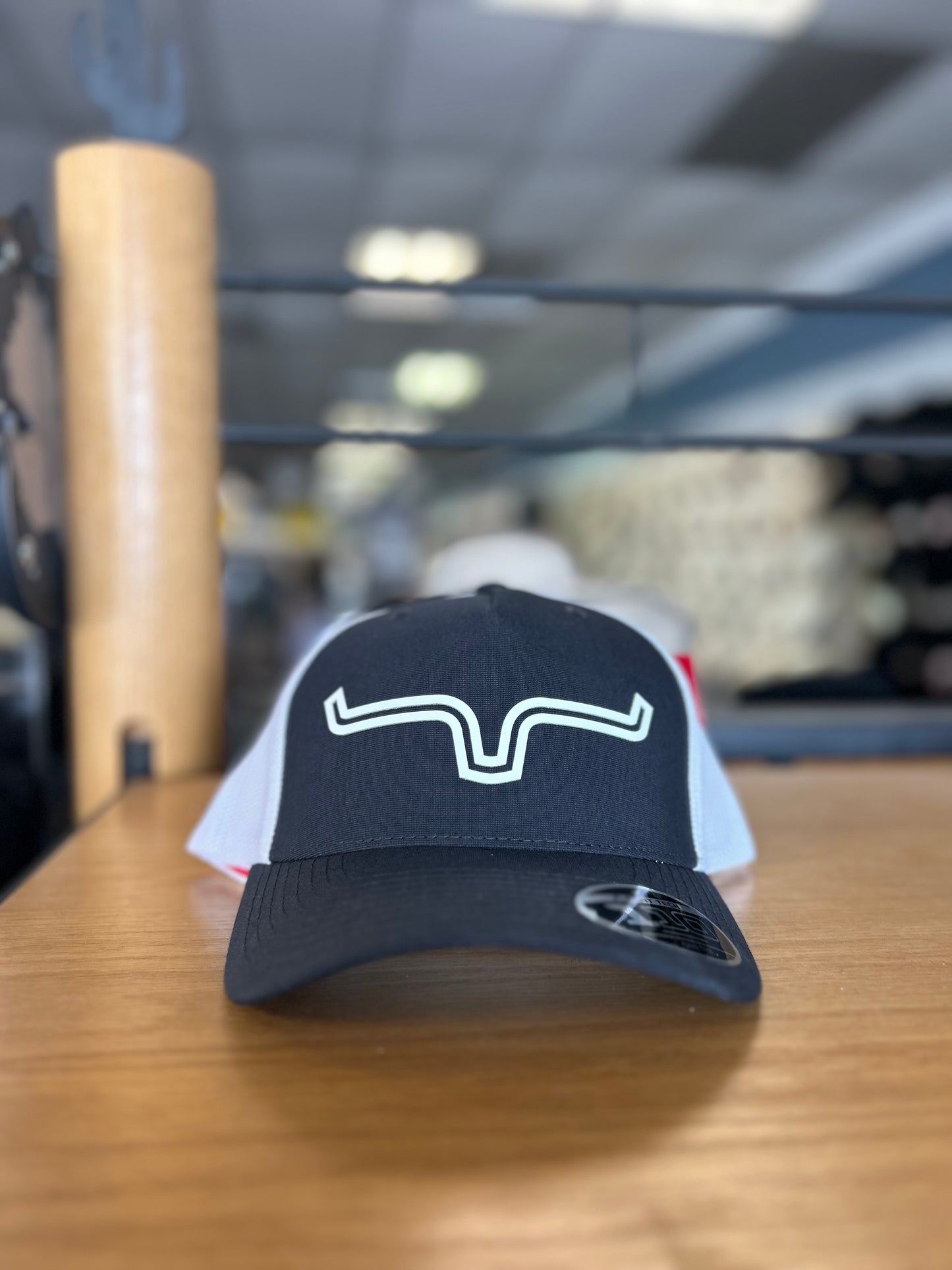 Kimes Ranch Black/White Cap