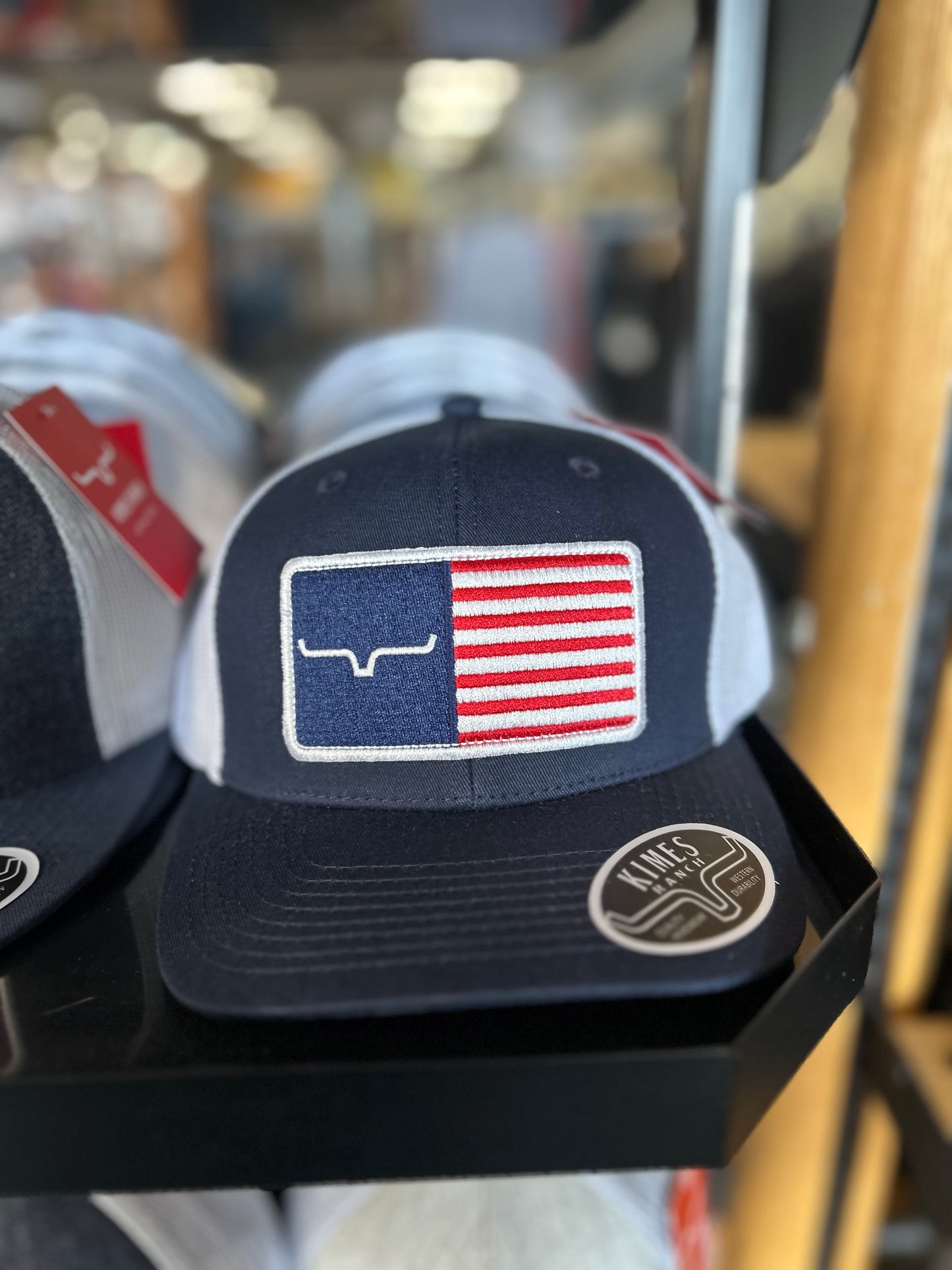 Kimes Ranch American Flag Cap