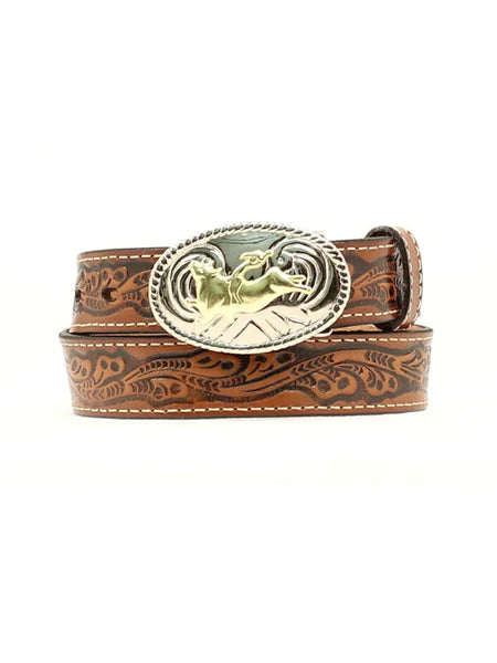 Kids Western Belt With Bull rider
