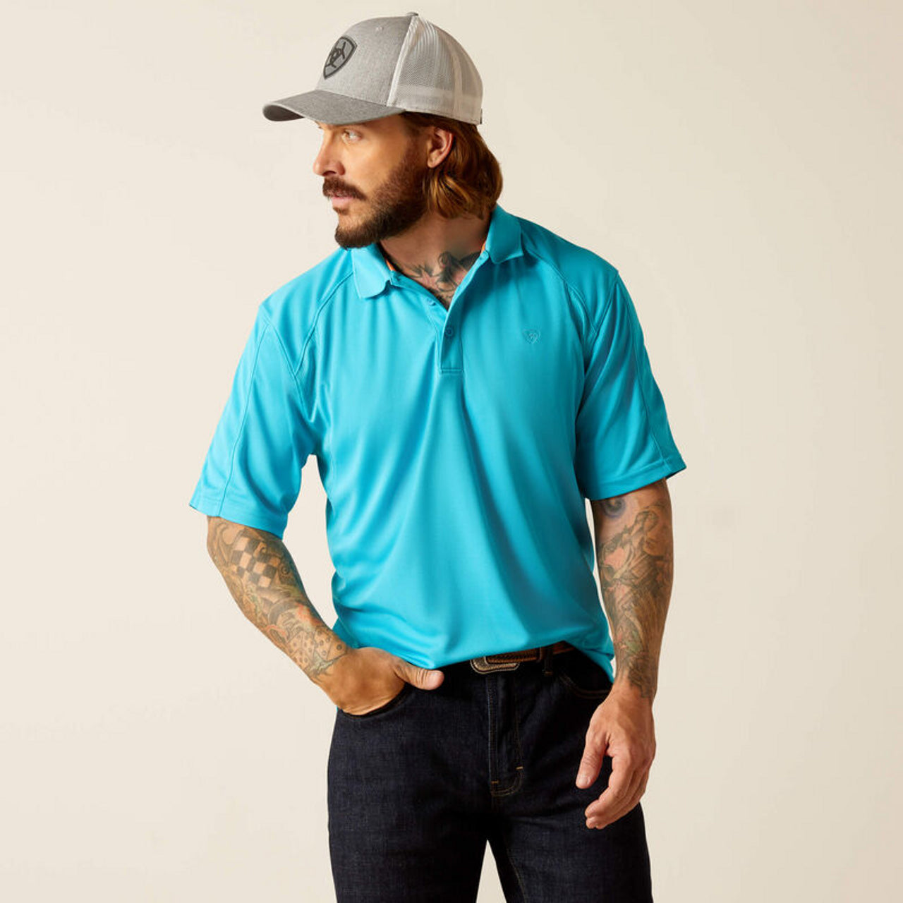 Ariat AC Polo Turquoise Reef