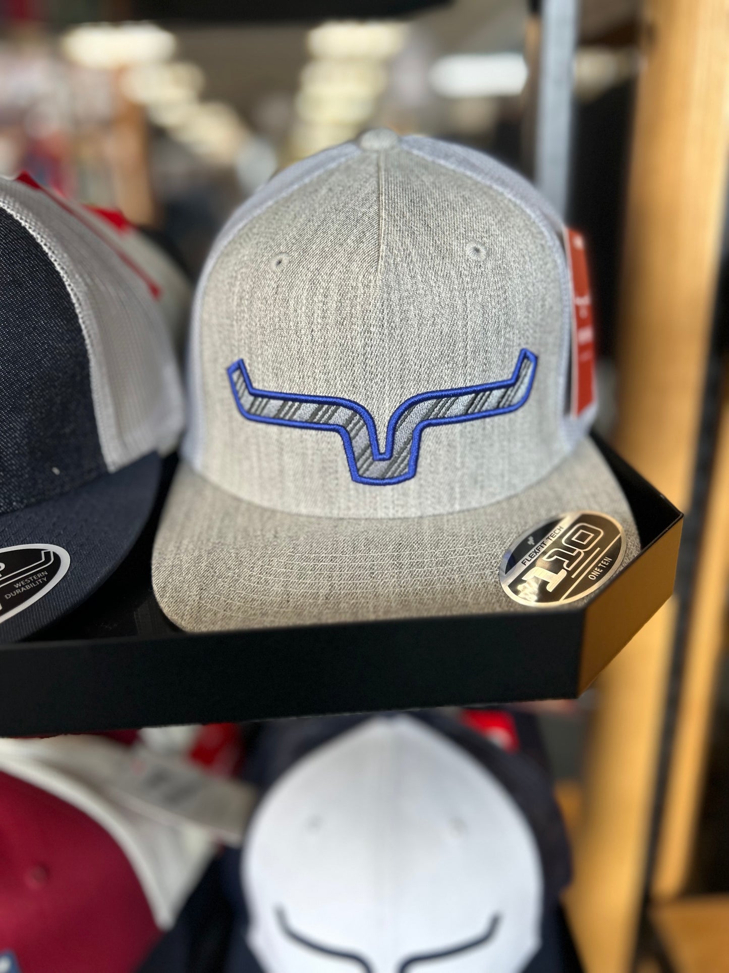 Kimes Ranch Grey/Blue Cap