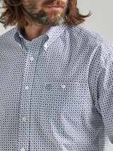 Emerald Horizon; Wrangler George Straight Button-Up