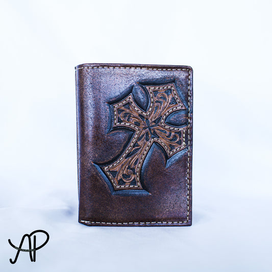 Tri-Fold Cross Wallet
