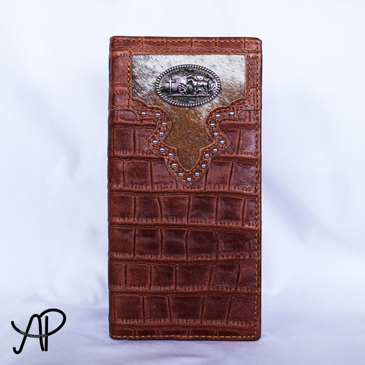 Alligator Print Long Wallet