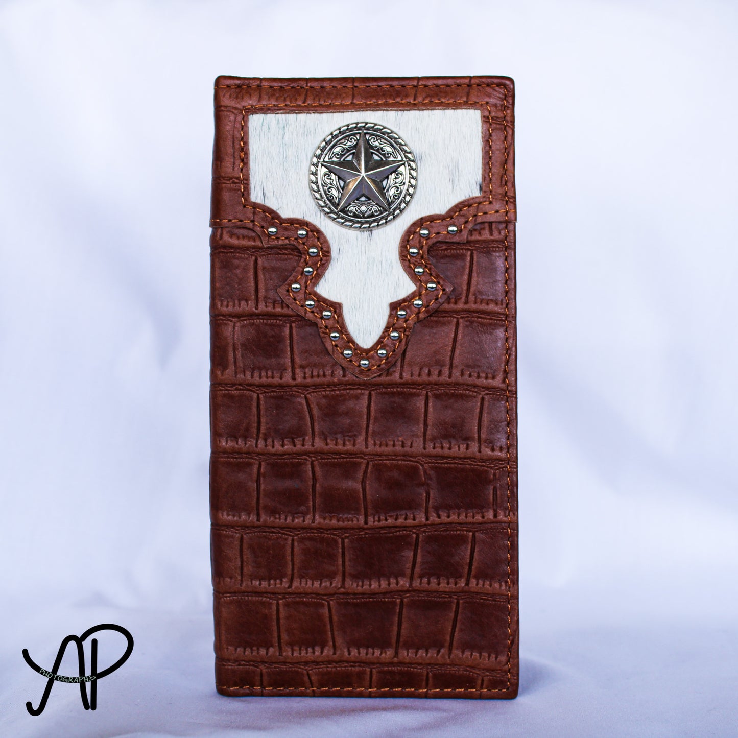 Alligator Print Long Wallet