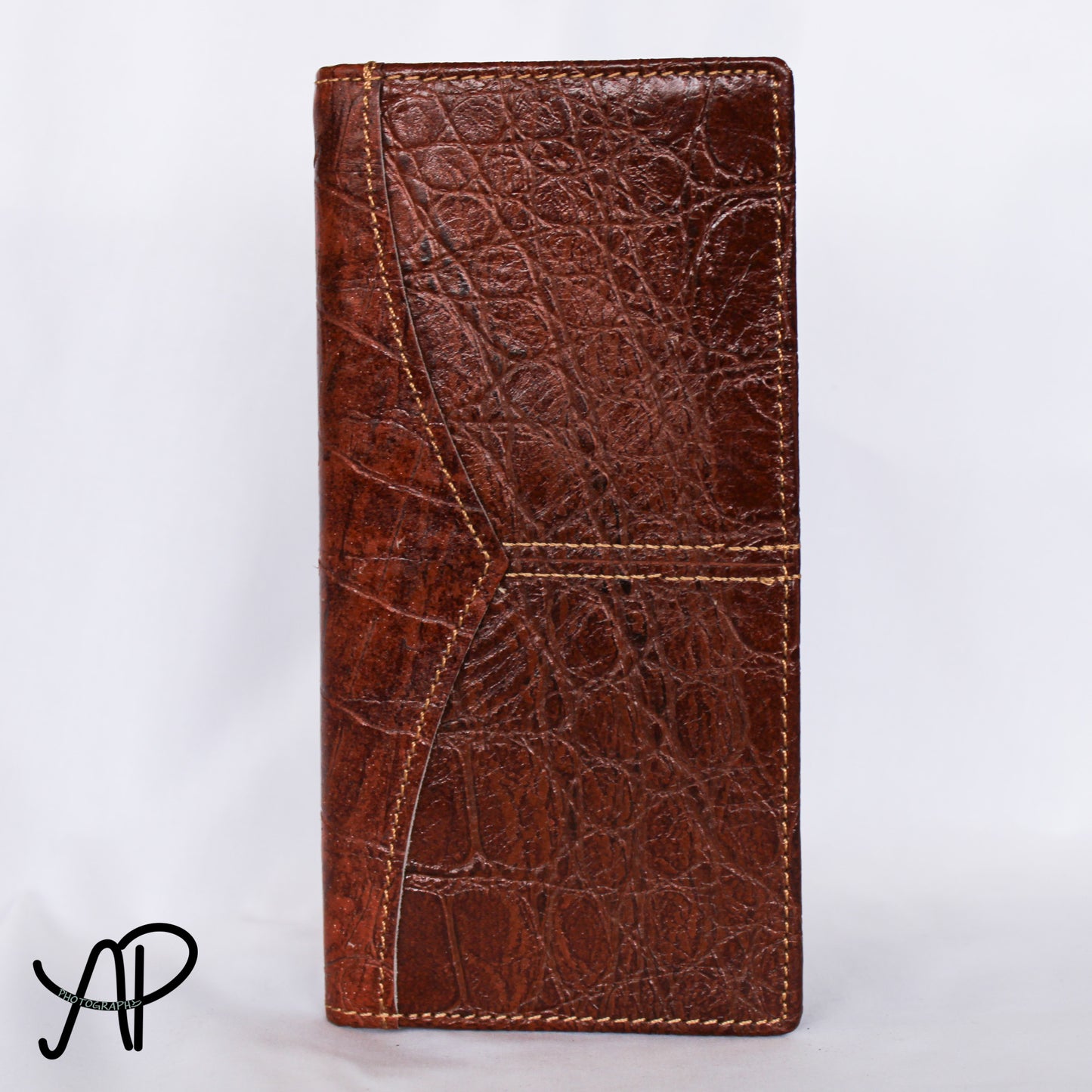 Alligator Print Plain Wallet