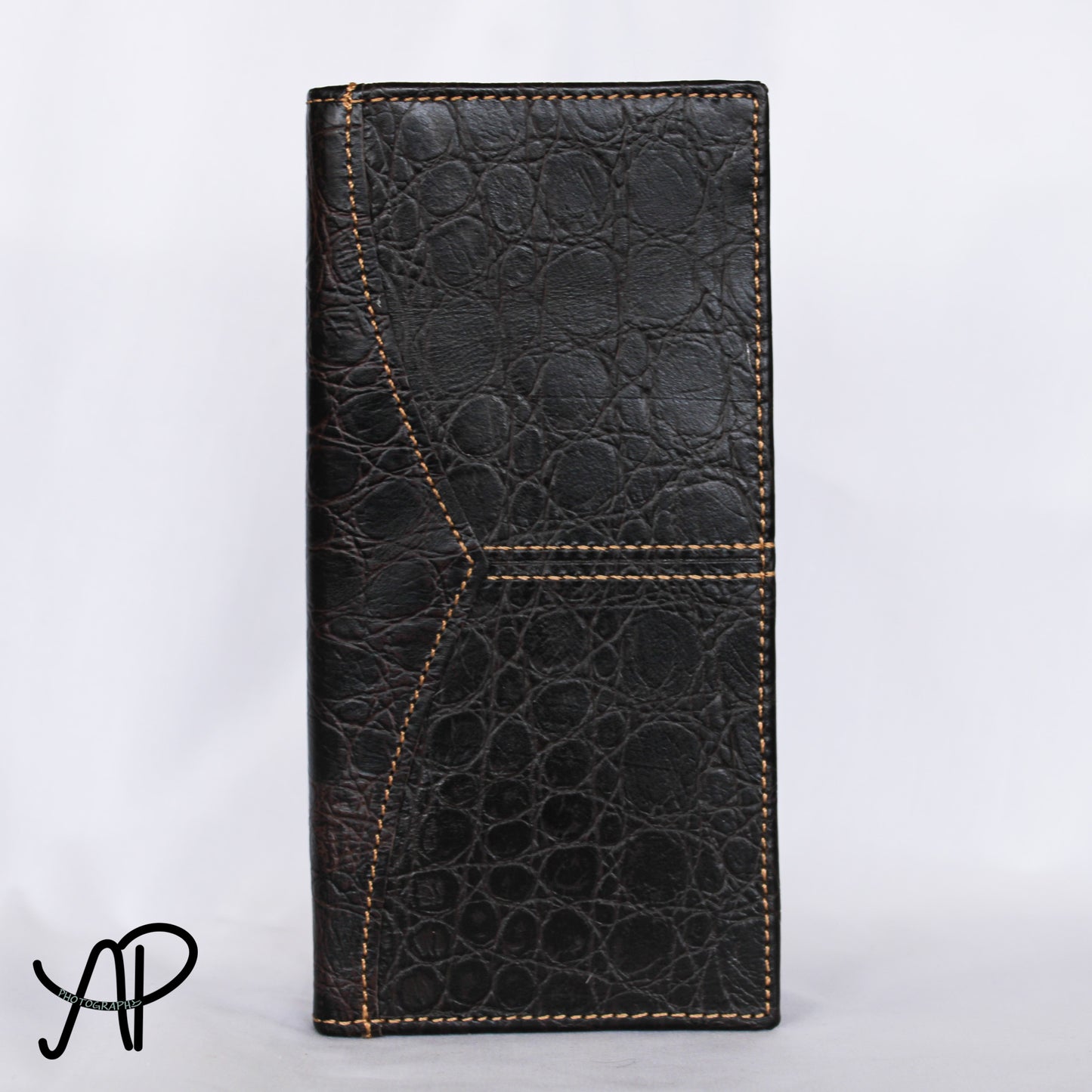 Alligator Print Plain Wallet