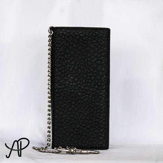 Black Wallet with Chain