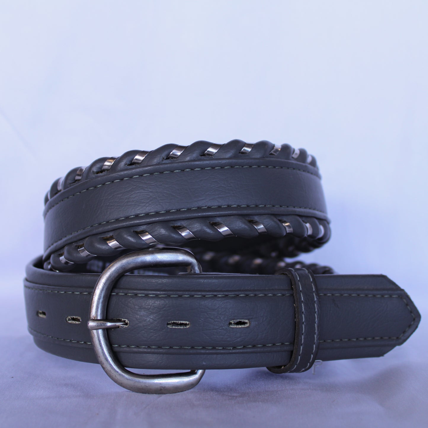 Taupe Steel Lace Belt