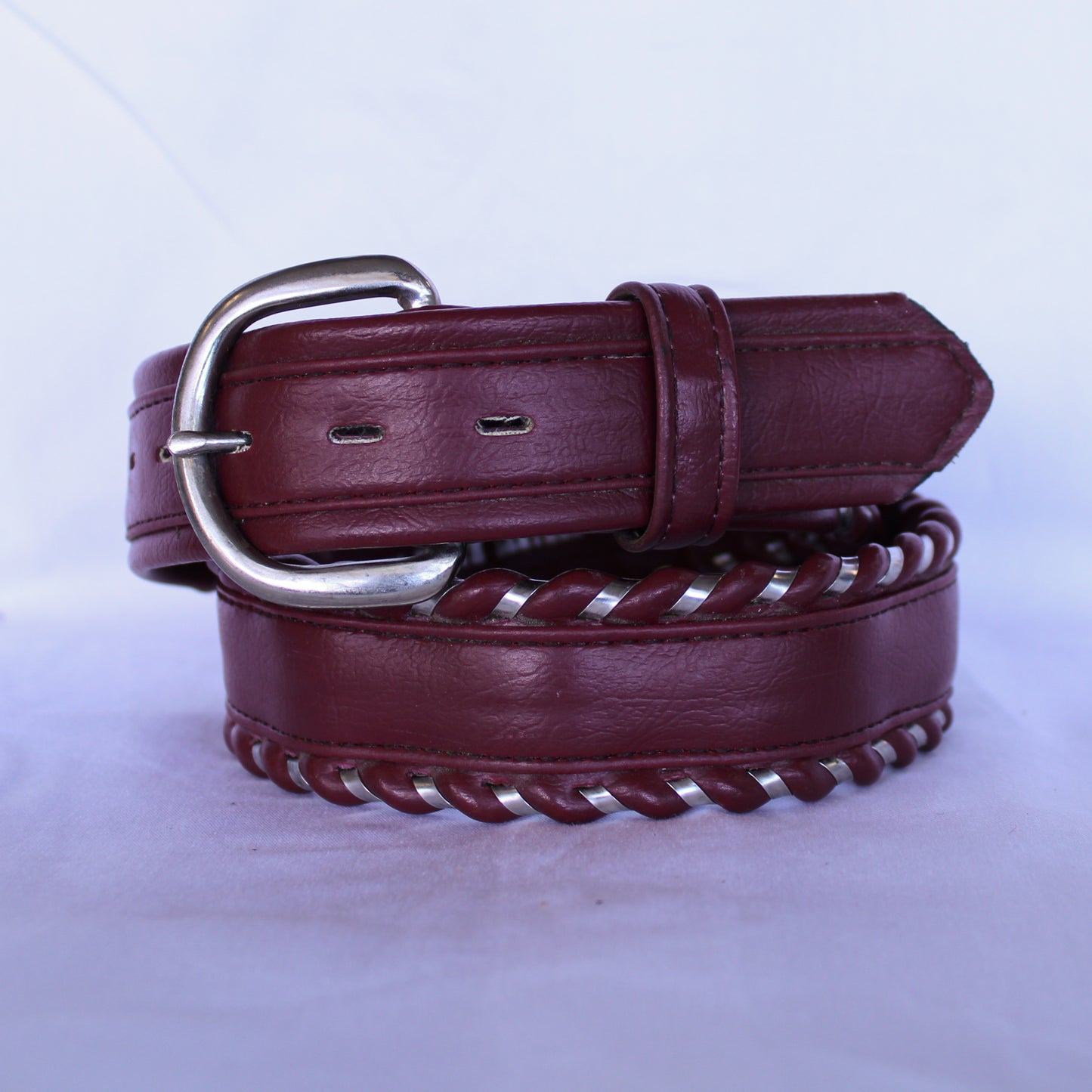 Taupe Steel Lace Belt