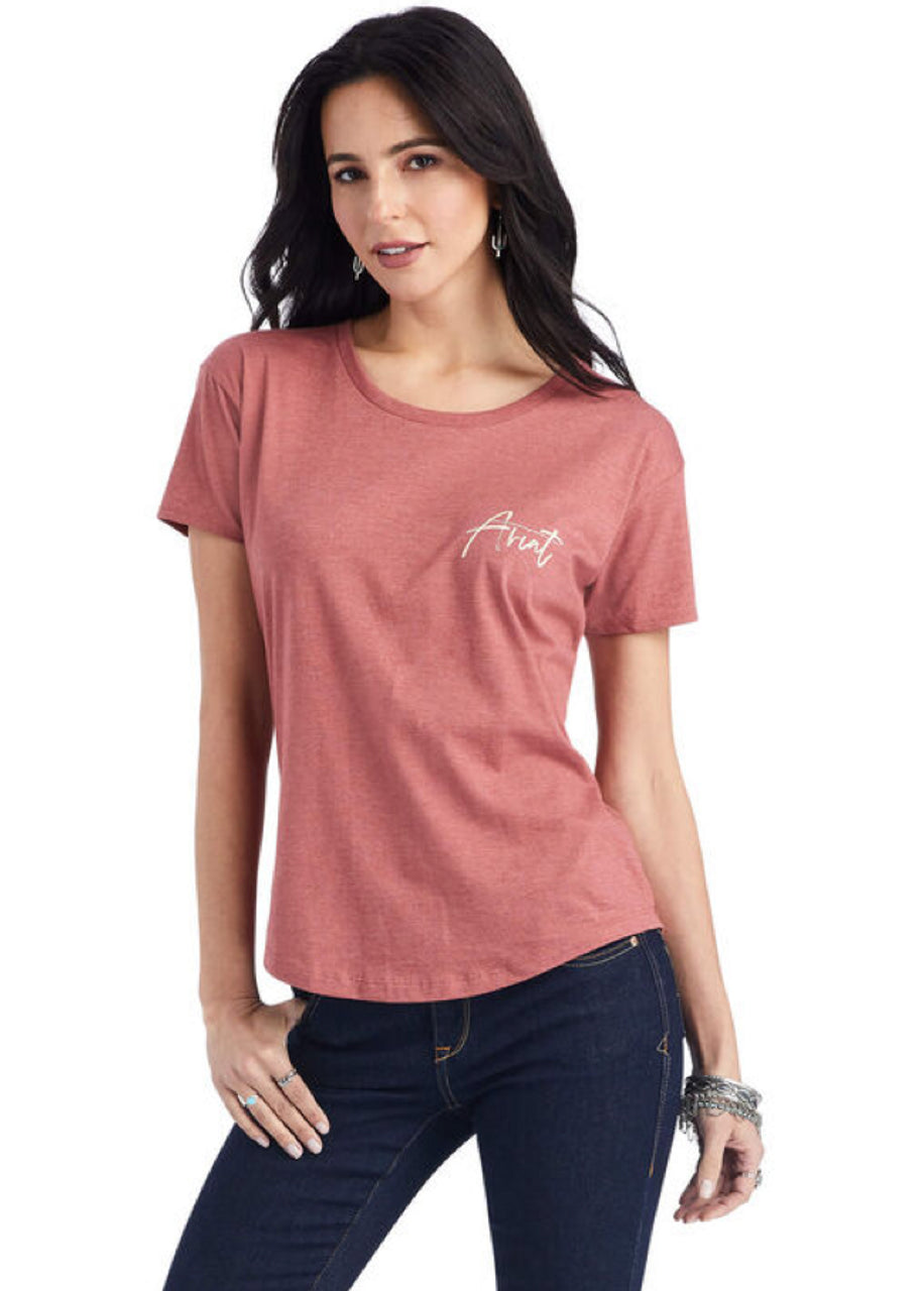 Women's Sunset Tee Red Clay Heather