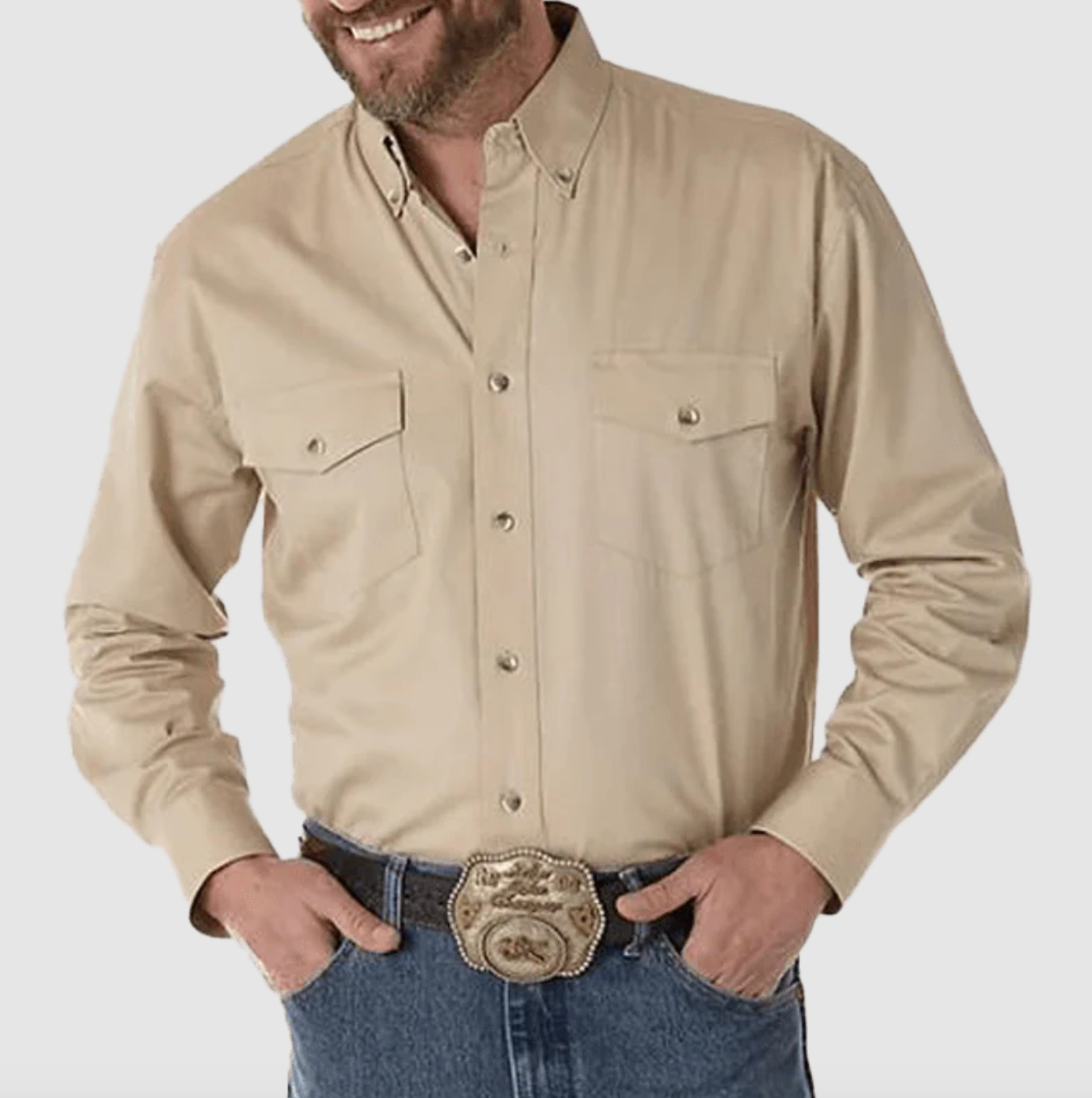 Chestnut; Wrangler Long Sleeve