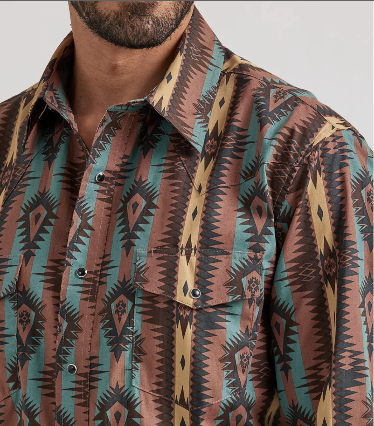 Sierra Sunset; Wrangler Checotah Long Sleeve