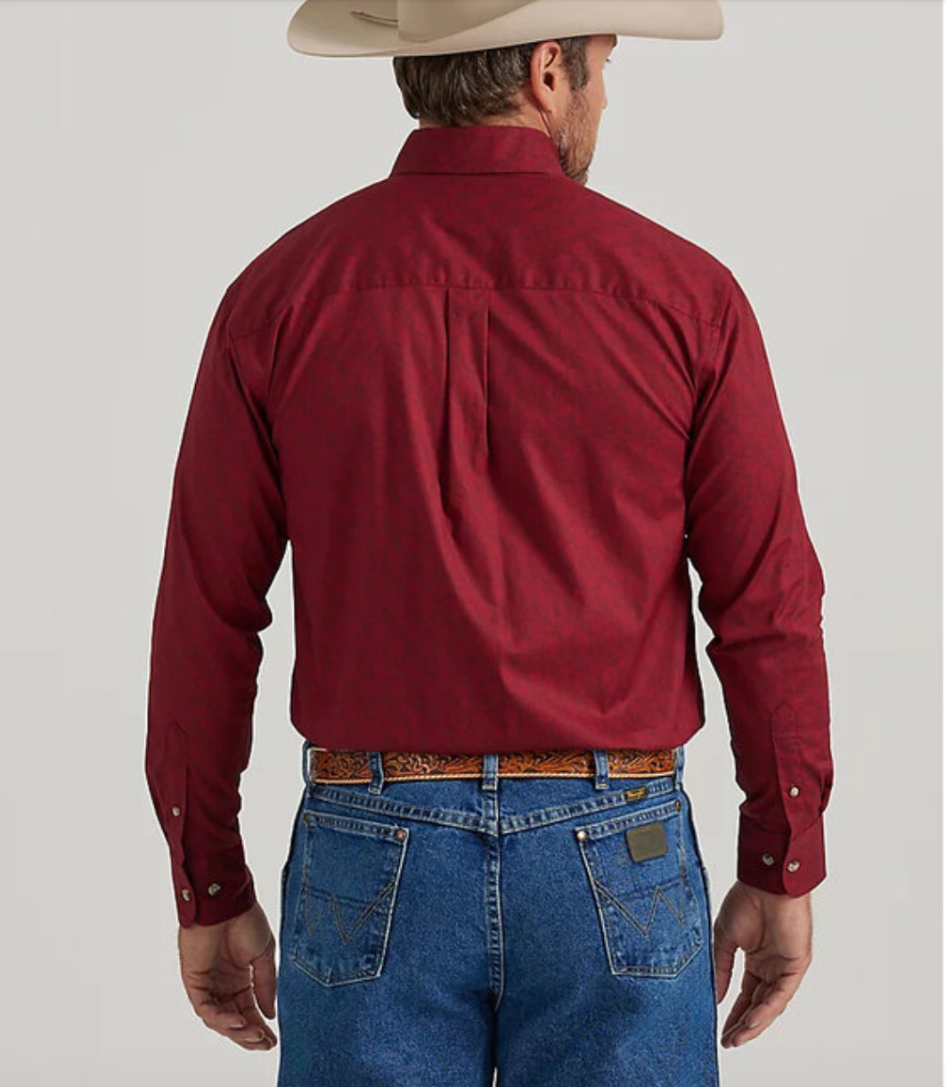 Crimson Classic; Wrangler George Straight Long Sleeve