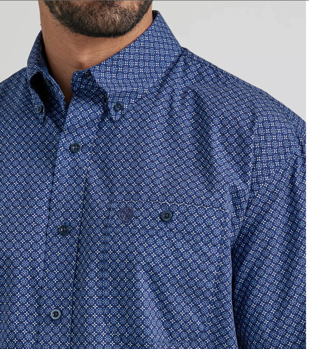 Midnight Sky; Wrangler George Straight Long Sleeve