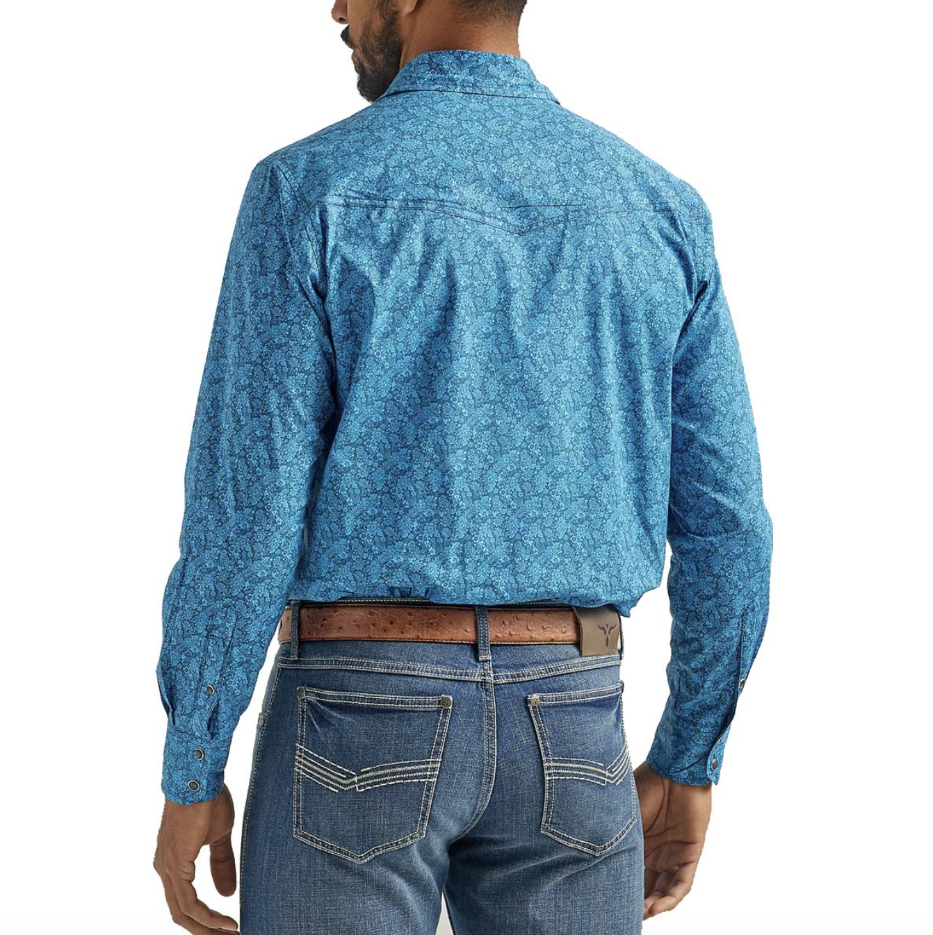 Sapphire Bloom; Wrangler Advanced Comfort Long Sleeve