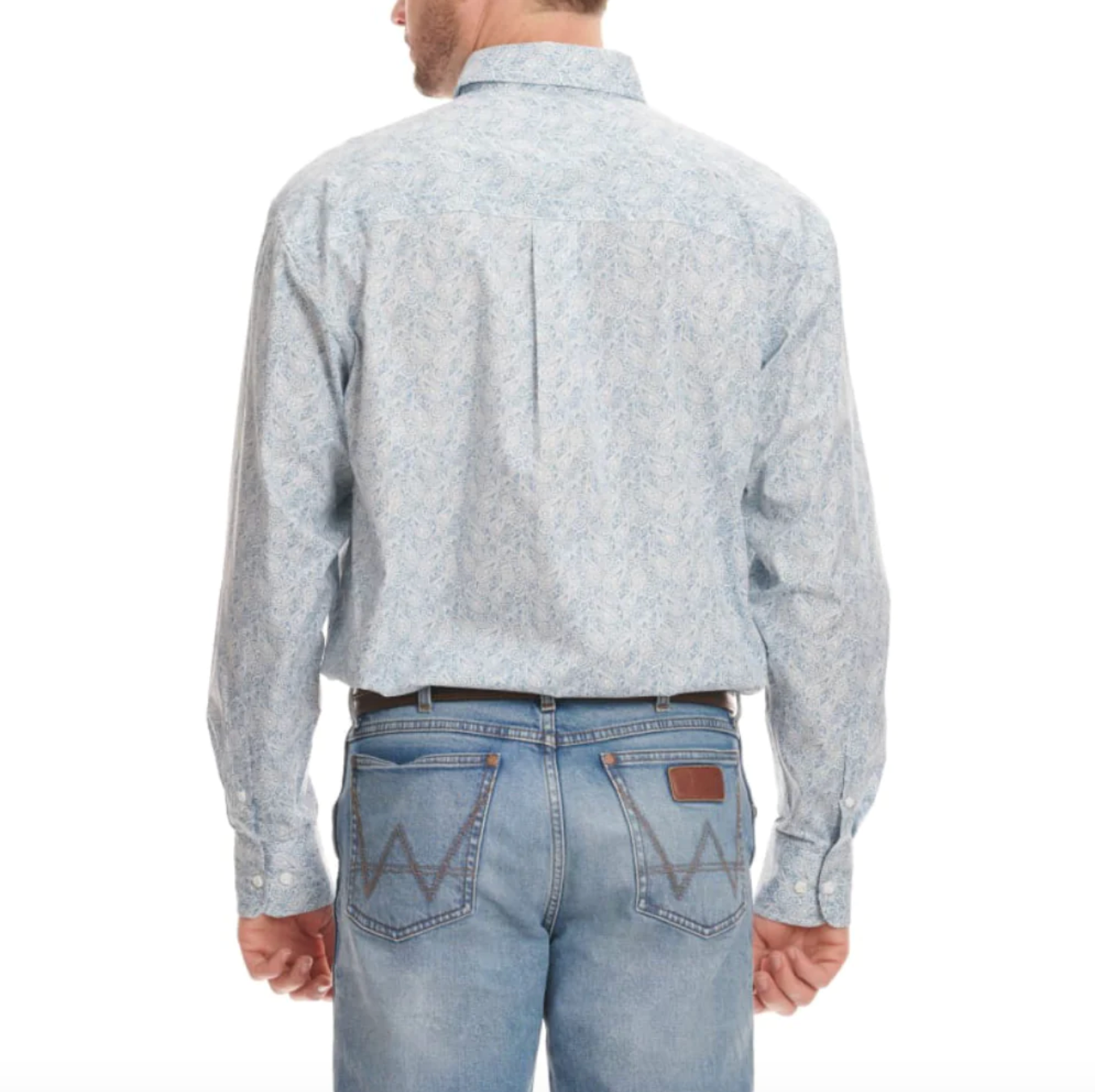 Azure Petal; Wrangler George Straight Long Sleeve