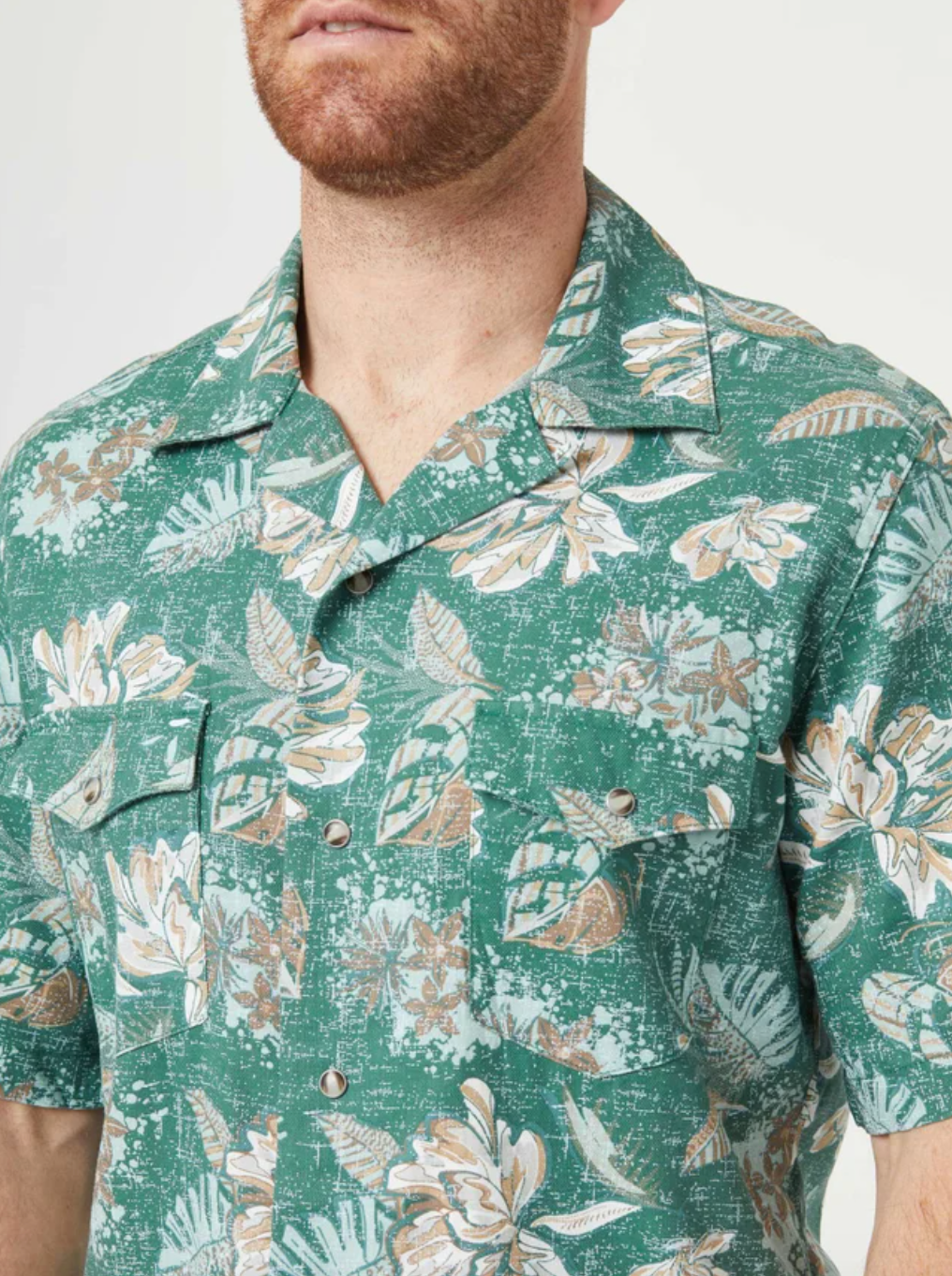 Costal Cowboy; Wrangler Coconut Cowboy Short Sleeve