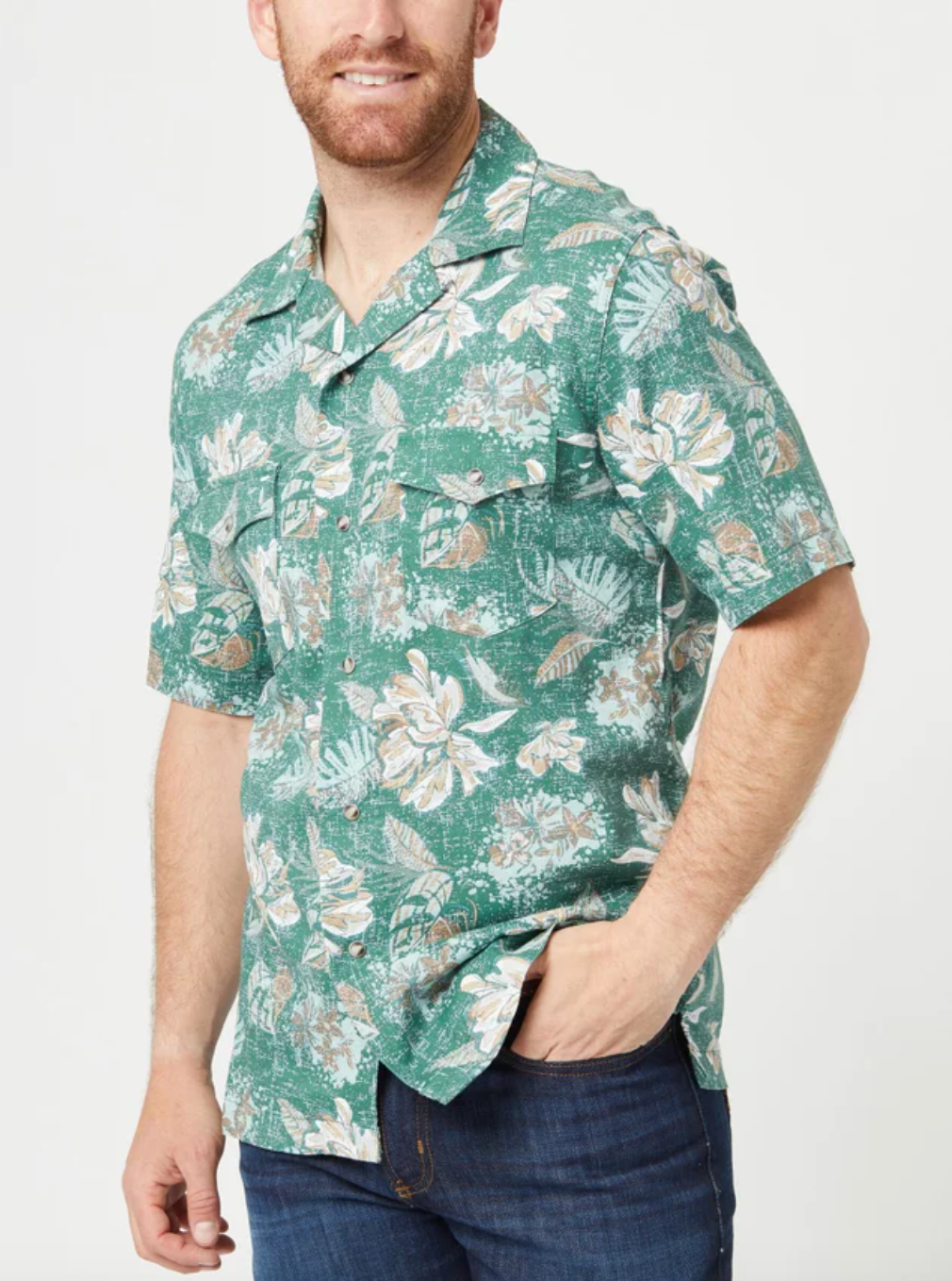 Costal Cowboy; Wrangler Coconut Cowboy Short Sleeve