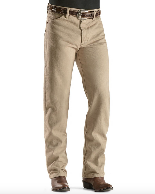 Wrangler Jeans; 13MWZ Original Fit Tan