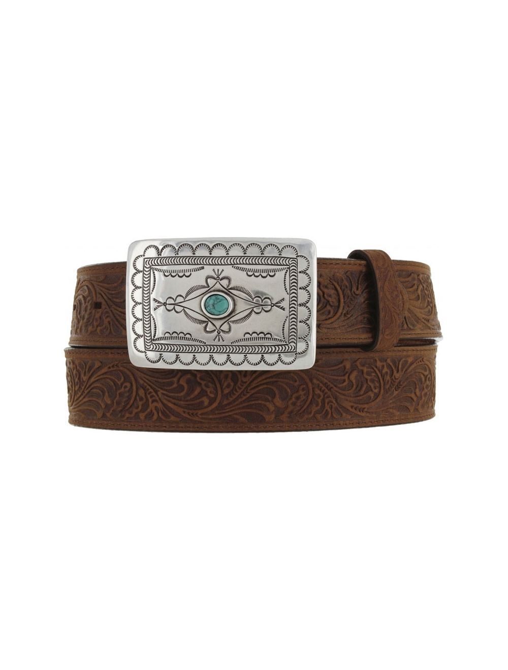 Ladies Aged Bark Navajo Spirit Western Belt