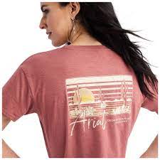 Women's Sunset Tee Red Clay Heather