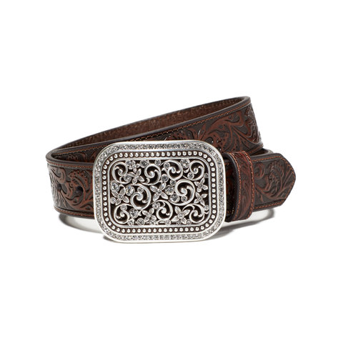 FILLAGREE DRK BR BELT