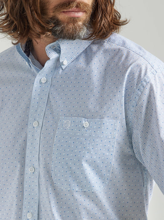 George Strait Baby Blue Short Sleeve
